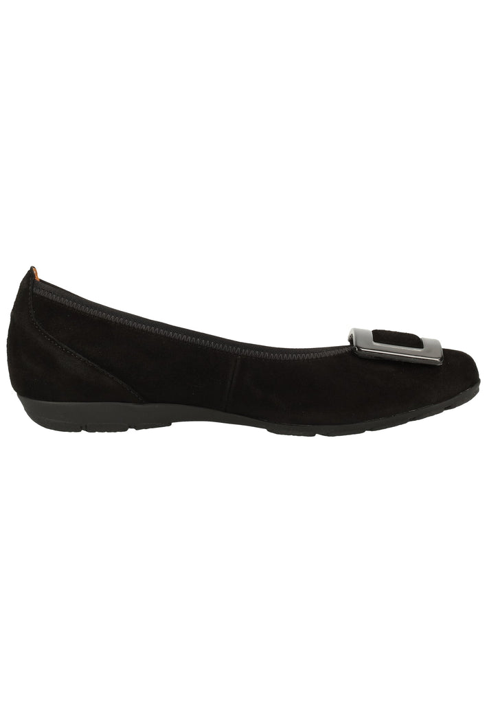 Gabor Ballerinas Leder Schwarz - surf4shoes