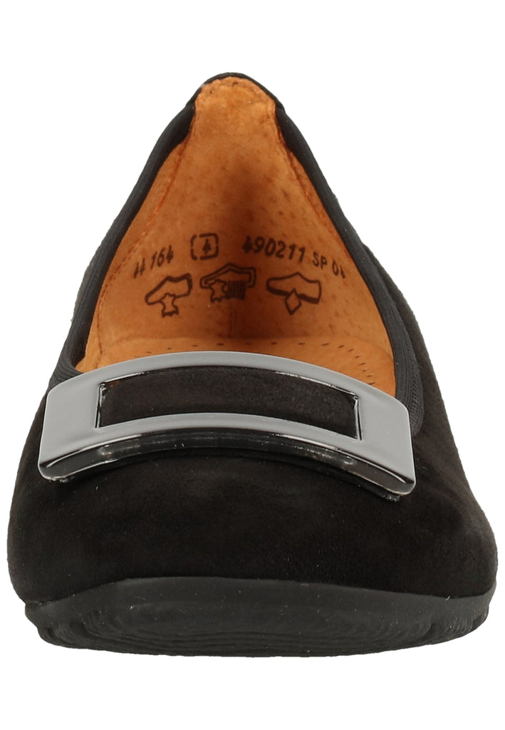 Gabor Ballerinas Leder Schwarz - surf4shoes
