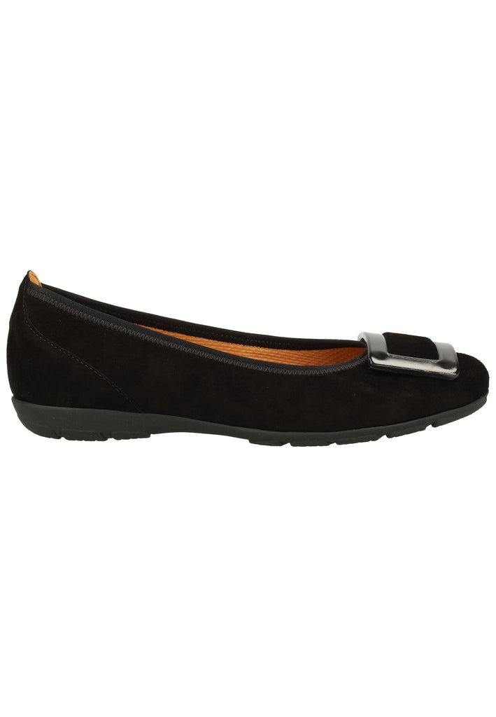 Gabor Ballerinas Leder Schwarz - surf4shoes
