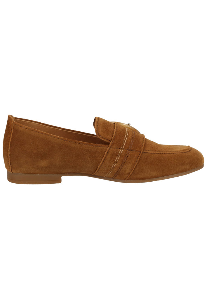 Gabor Ballerinas Veloursleder Cognac - surf4shoes