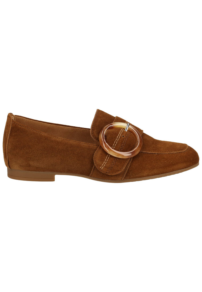 Gabor Ballerinas Veloursleder Cognac - surf4shoes