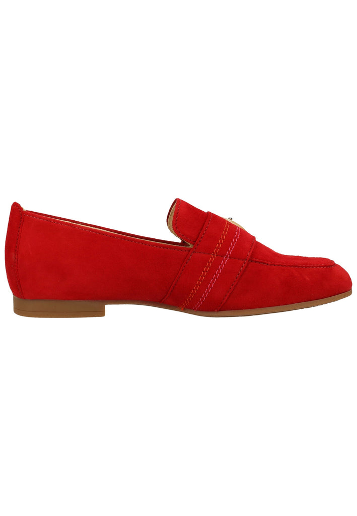 Gabor Ballerinas Veloursleder Rubinrot - surf4shoes