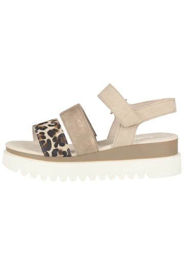 Gabor Sandalen Glattleder Vanille - surf4shoes