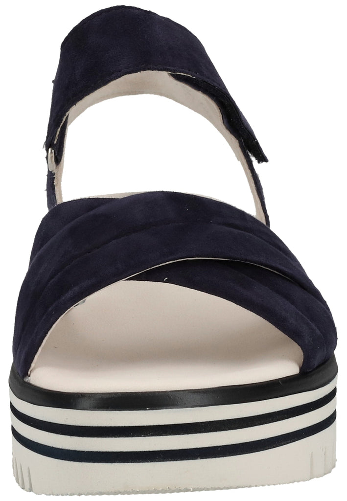 Gabor Sandalen Leder Blau - surf4shoes