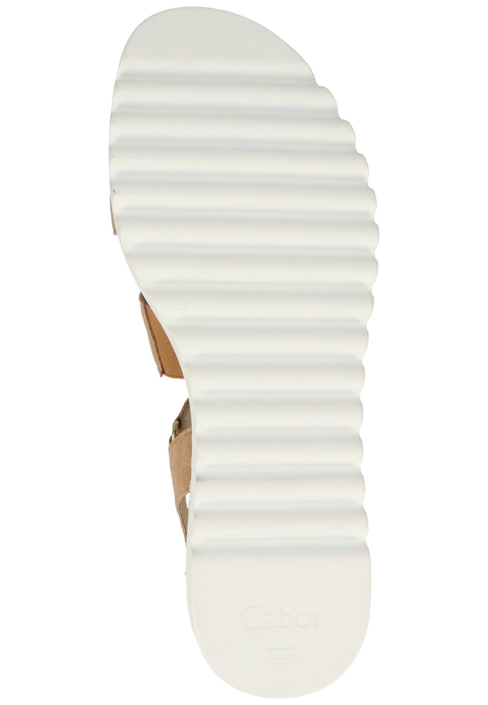 Gabor Sandalen Leder Caramel - surf4shoes
