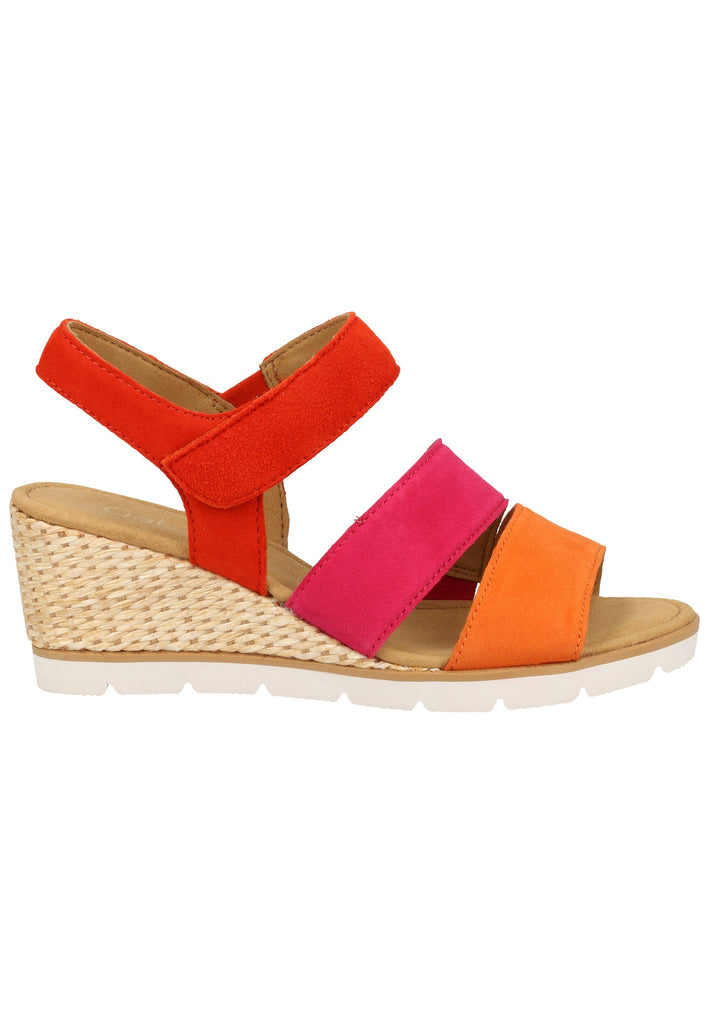 Gabor Sandalen Leder Orange - surf4shoes