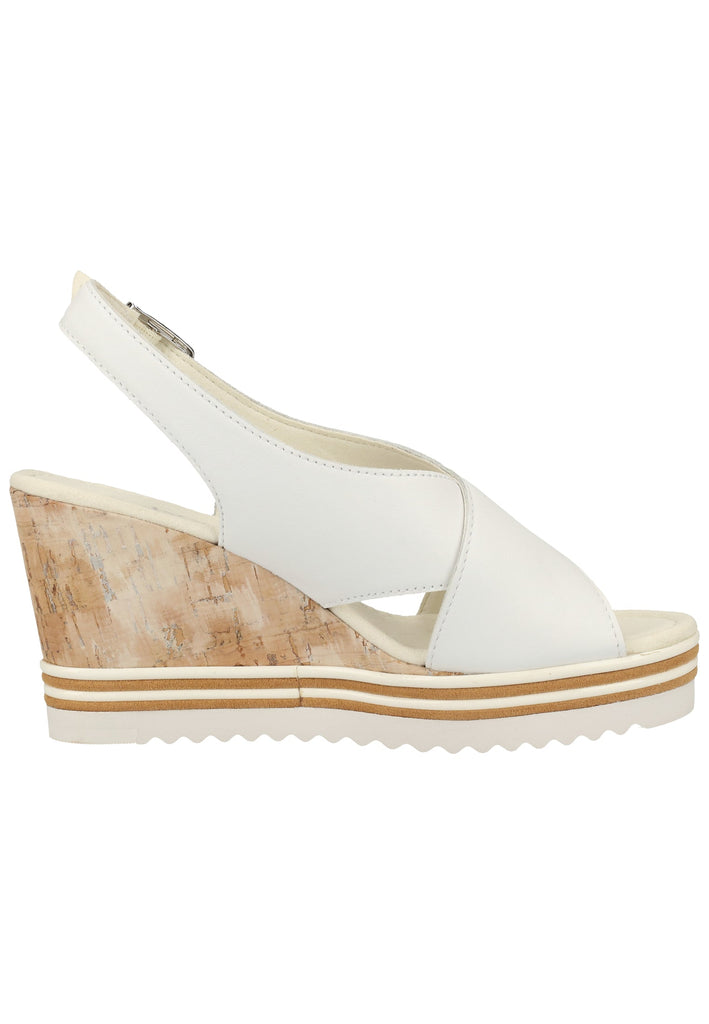 Gabor Sandalen Glattleder Weiß - surf4shoes