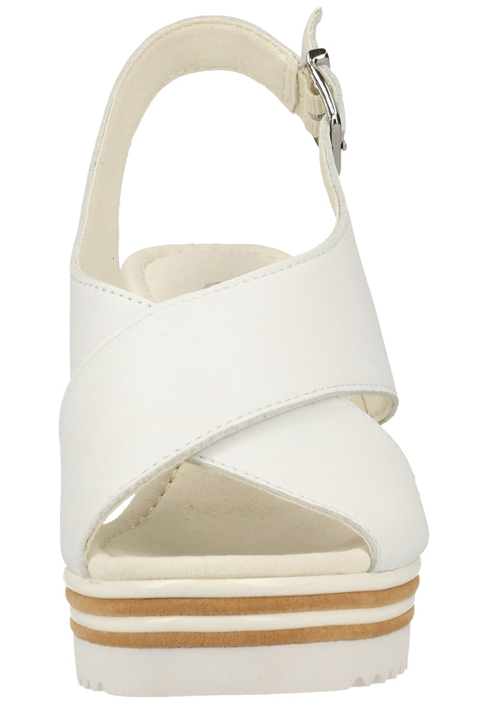 Gabor Sandalen Glattleder Weiß - surf4shoes