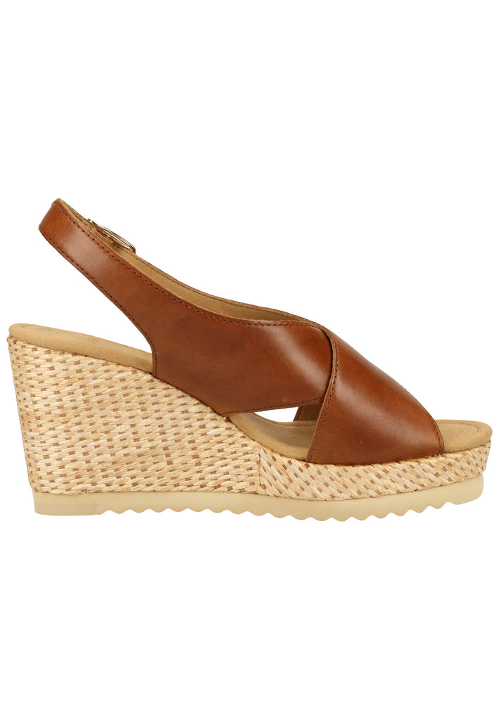 Gabor Sandalen Glattleder Braun - surf4shoes