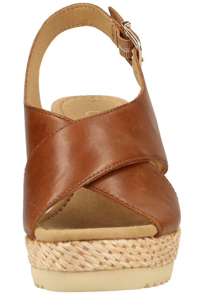 Gabor Sandalen Glattleder Braun - surf4shoes