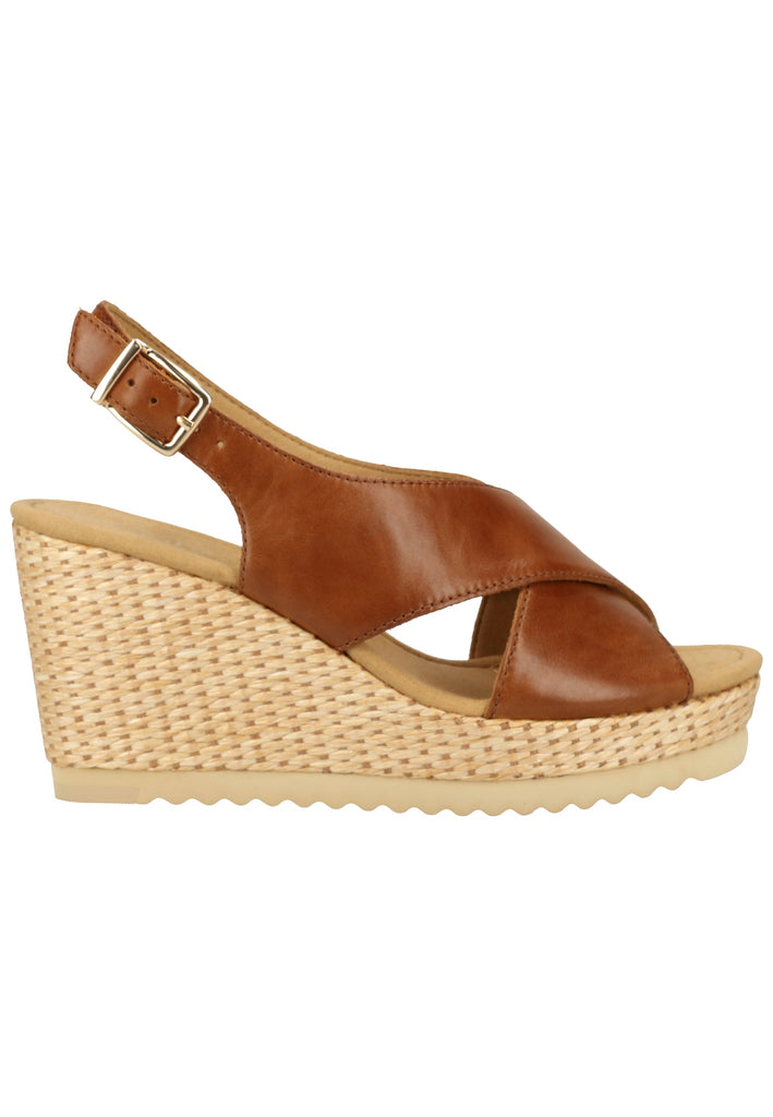 Gabor Sandalen Glattleder Braun - surf4shoes
