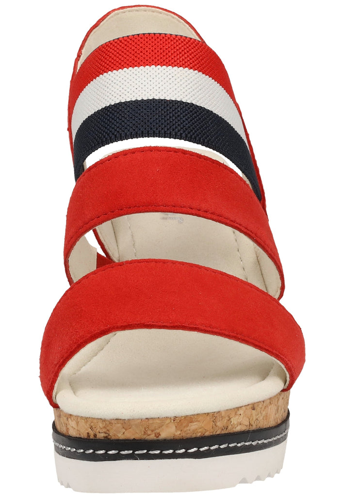 Gabor Sandalen Leder/Textil Rot - surf4shoes