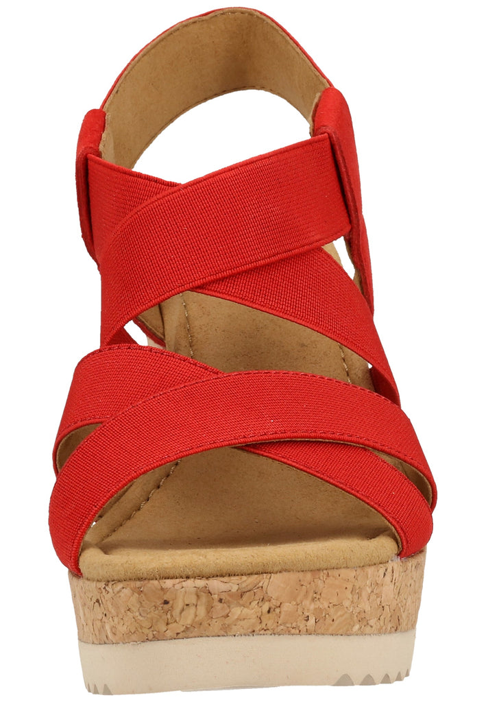 Gabor Sandalen Leder/Textil Rot - surf4shoes