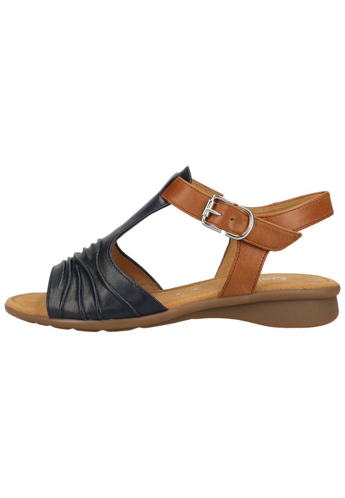 Gabor Sandalen Leder Dunkelblau - surf4shoes