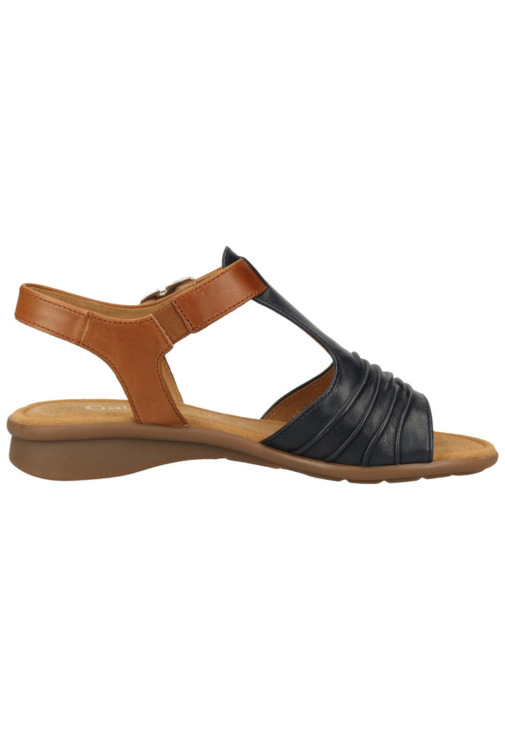 Gabor Sandalen Leder Dunkelblau - surf4shoes