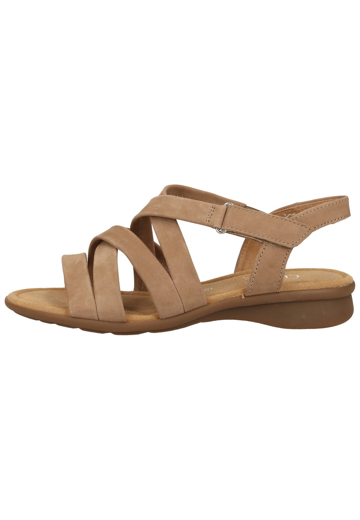 Gabor Sandalen Leder Beige - surf4shoes