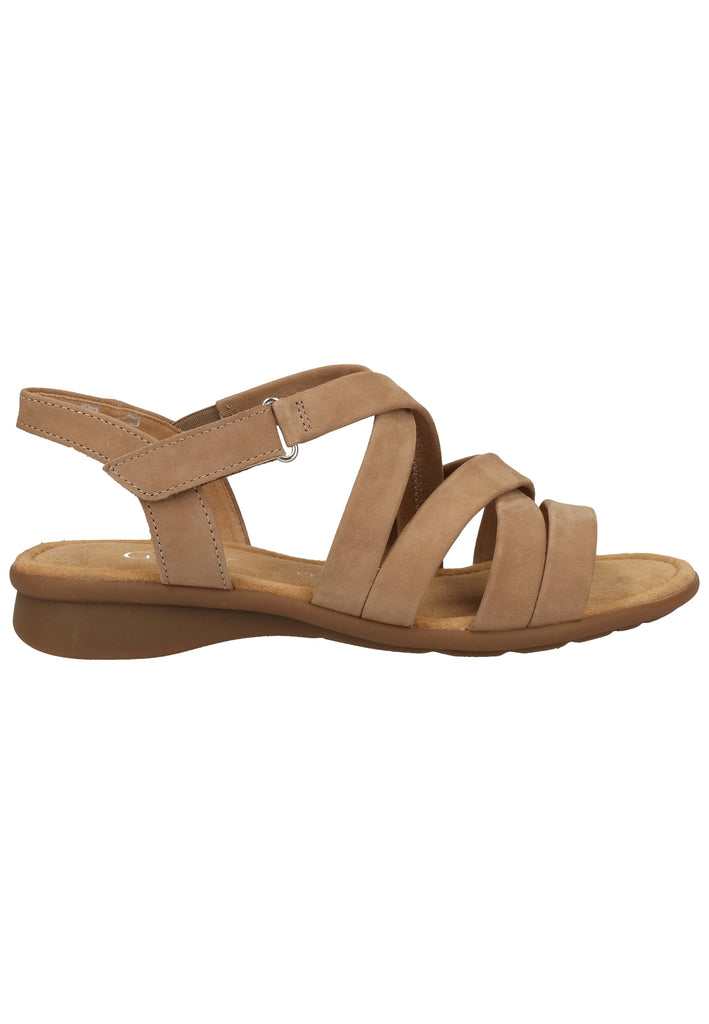 Gabor Sandalen Leder Beige - surf4shoes
