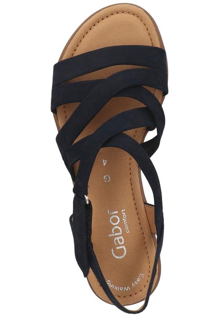 Gabor Sandalen Leder Blue - surf4shoes