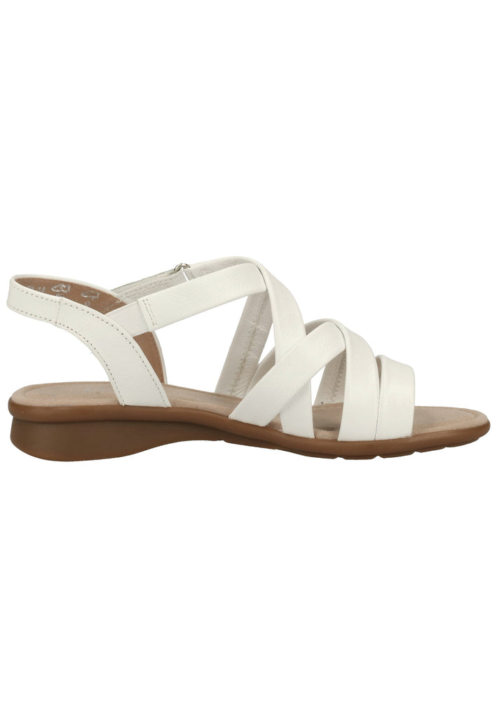 Gabor Sandalen Leder Weiß - surf4shoes