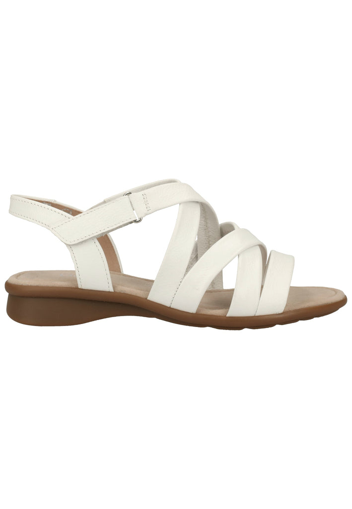 Gabor Sandalen Leder Weiß - surf4shoes