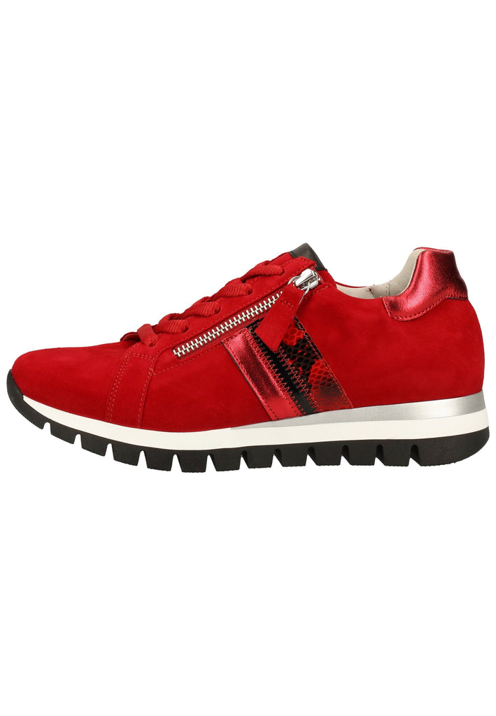 Gabor Sneaker Veloursleder Rubinrot - surf4shoes
