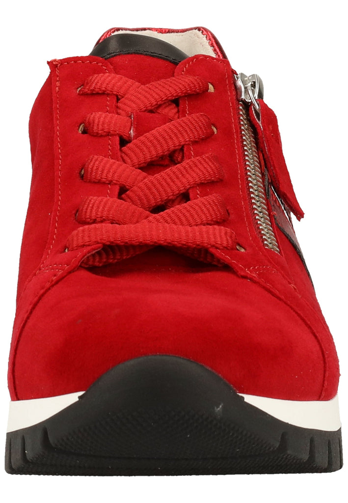 Gabor Sneaker Veloursleder Rubinrot - surf4shoes