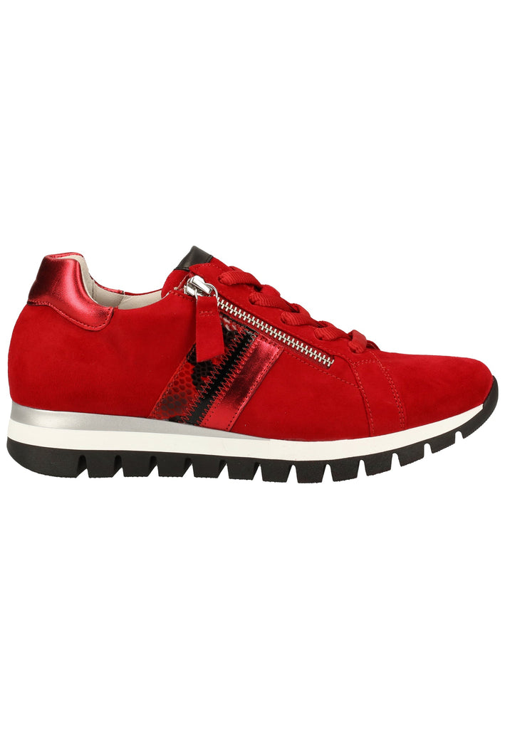 Gabor Sneaker Veloursleder Rubinrot - surf4shoes