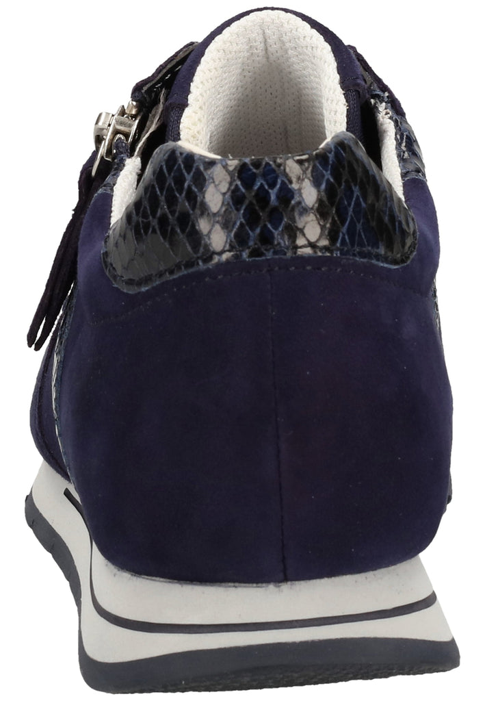 Gabor Sneaker Glattleder Blau - surf4shoes