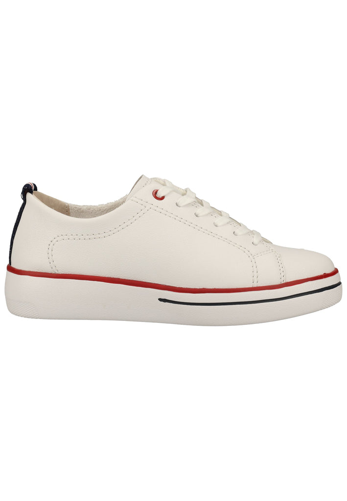 Gabor Sneaker Glattleder Weiß - surf4shoes