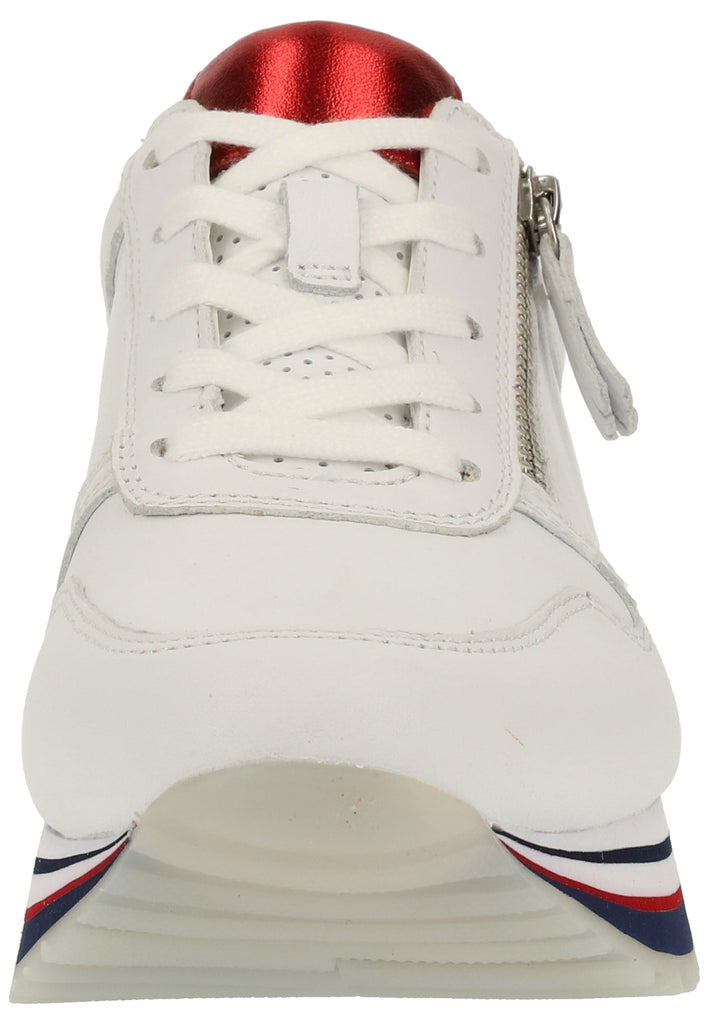 Gabor Sneaker Glattleder Weiß - surf4shoes