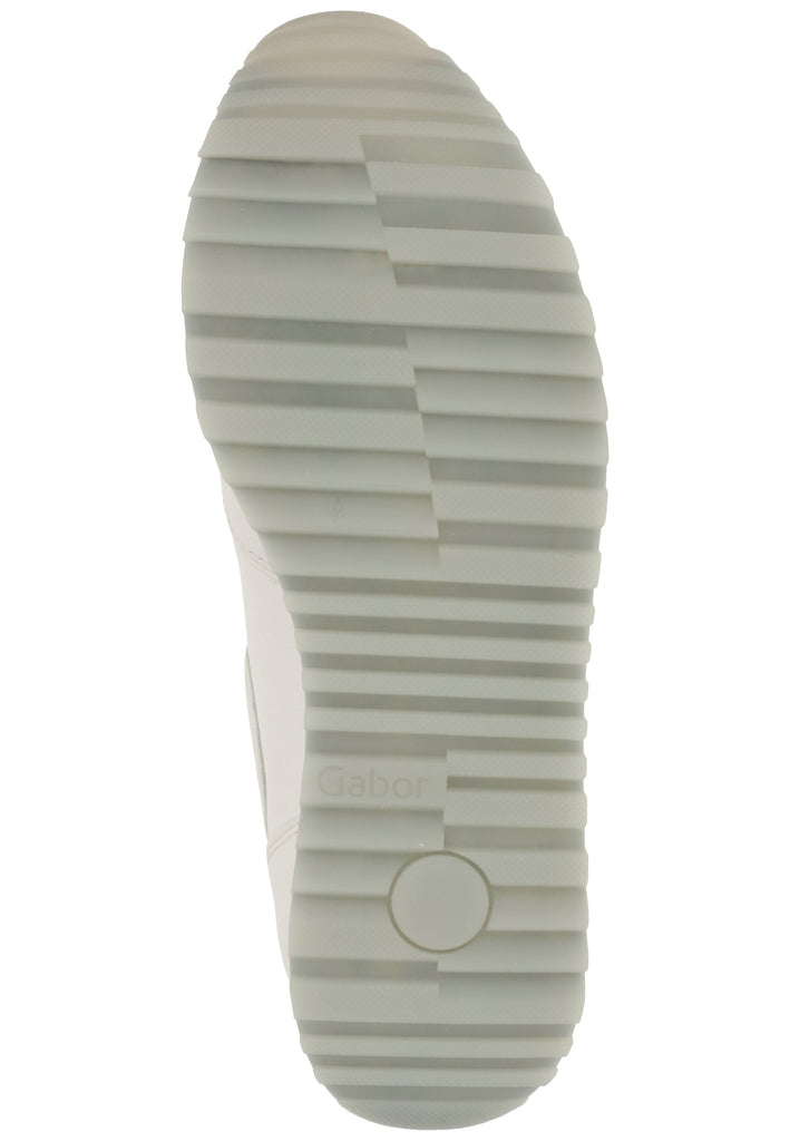 Gabor Sneaker Glattleder Weiß - surf4shoes