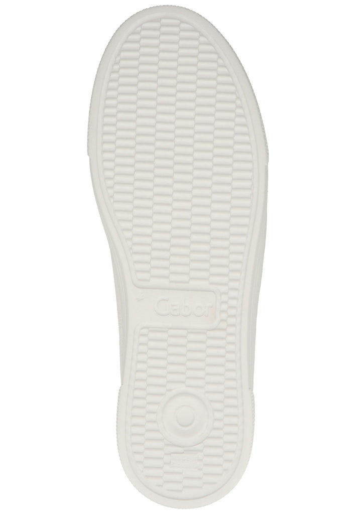 Gabor Sneaker Glattleder Weiß - surf4shoes