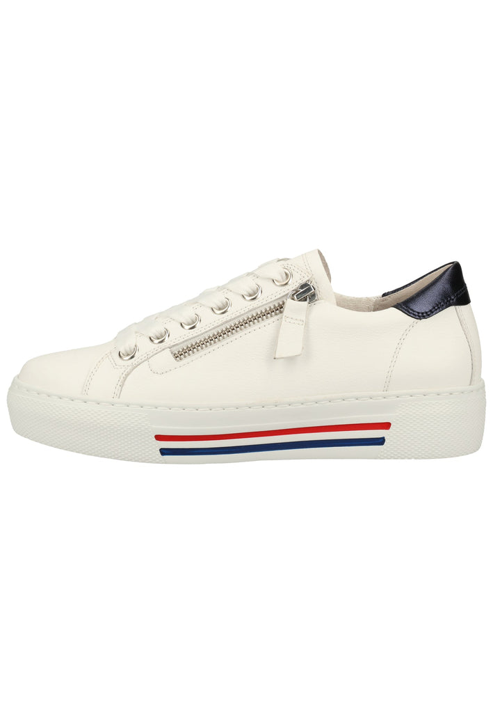 Gabor Sneaker Glattleder Weiß - surf4shoes
