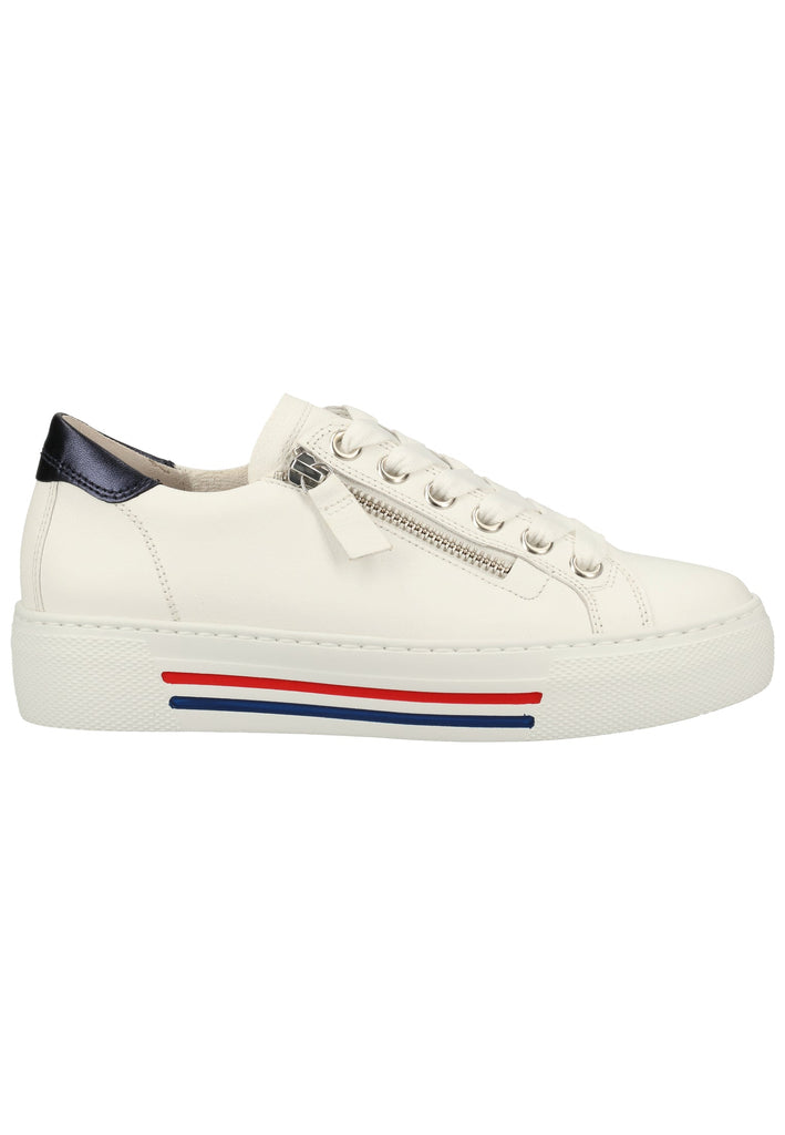 Gabor Sneaker Glattleder Weiß - surf4shoes