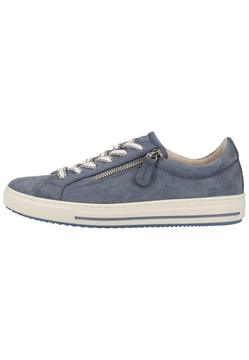 Gabor Sneaker Veloursleder Hellblau - surf4shoes