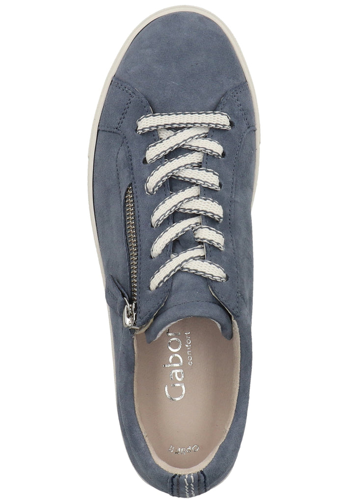 Gabor Sneaker Veloursleder Hellblau - surf4shoes