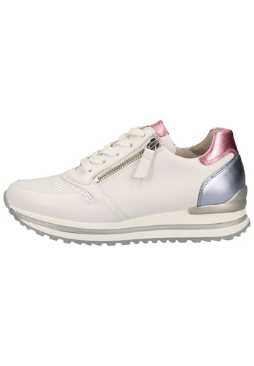 Gabor Sneaker Glattleder Weiß - surf4shoes