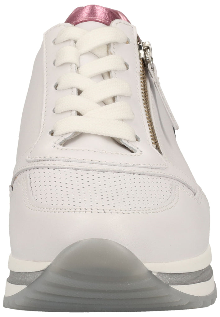 Gabor Sneaker Glattleder Weiß - surf4shoes