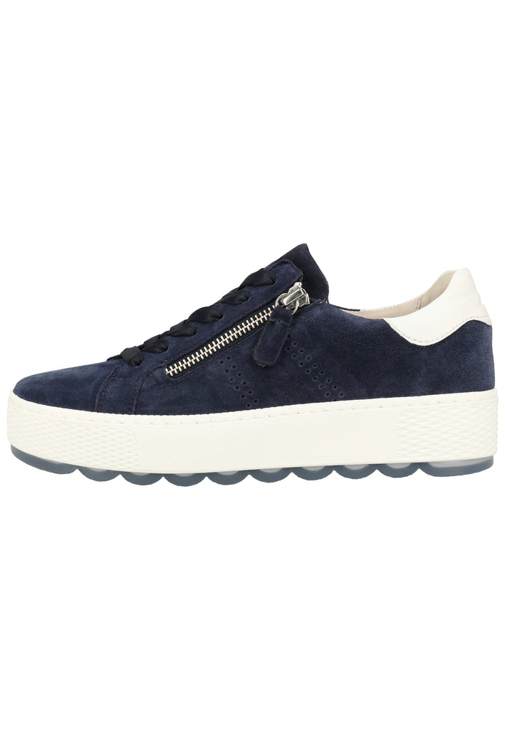 Gabor Sneaker Veloursleder Marine - surf4shoes