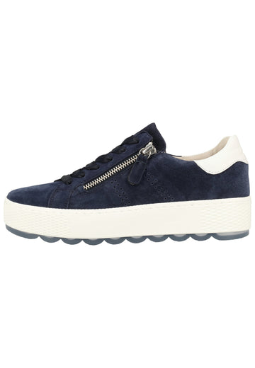 Gabor Sneaker Veloursleder Marine - surf4shoes