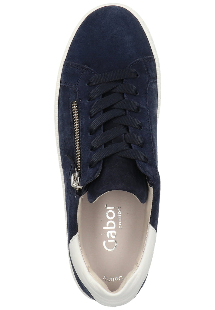 Gabor Sneaker Veloursleder Marine - surf4shoes