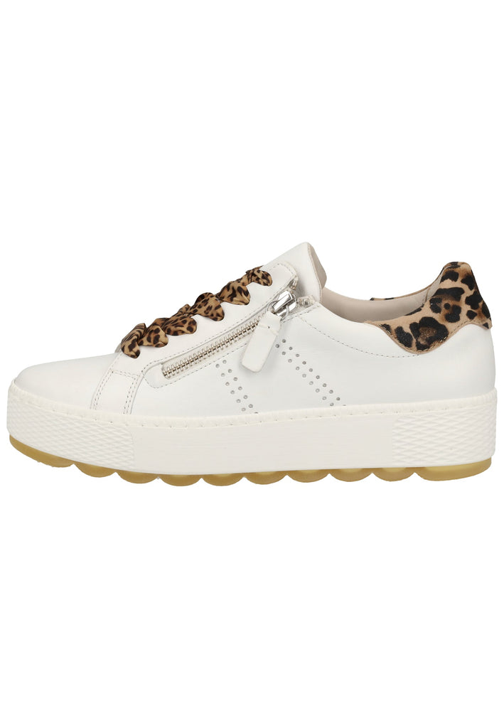 Gabor Sneaker Glattleder Weiß - surf4shoes