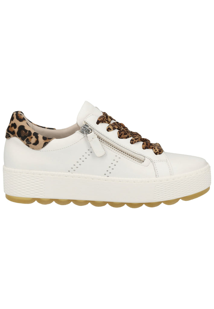 Gabor Sneaker Glattleder Weiß - surf4shoes