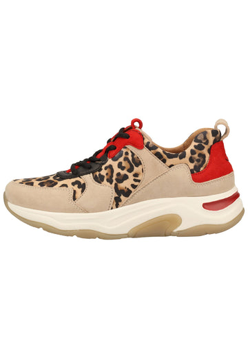Gabor Sneaker Leder/Textil Natur - surf4shoes