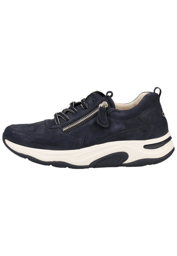 Gabor Sneaker Nubukleder Blue - surf4shoes