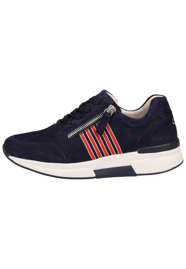 Gabor Sneaker Nubukleder Blau - surf4shoes