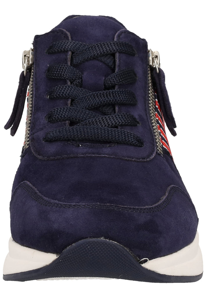 Gabor Sneaker Nubukleder Blau - surf4shoes