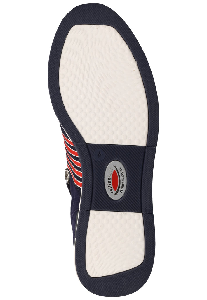 Gabor Sneaker Nubukleder Blau - surf4shoes