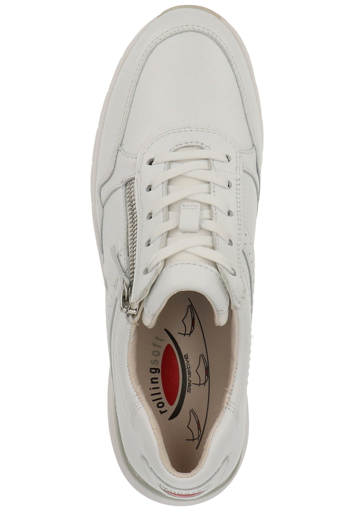 Gabor Sneaker Lederimitat Weiß - surf4shoes