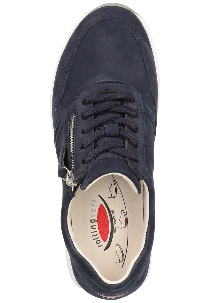 Gabor Sneaker Nubukleder Blue - surf4shoes